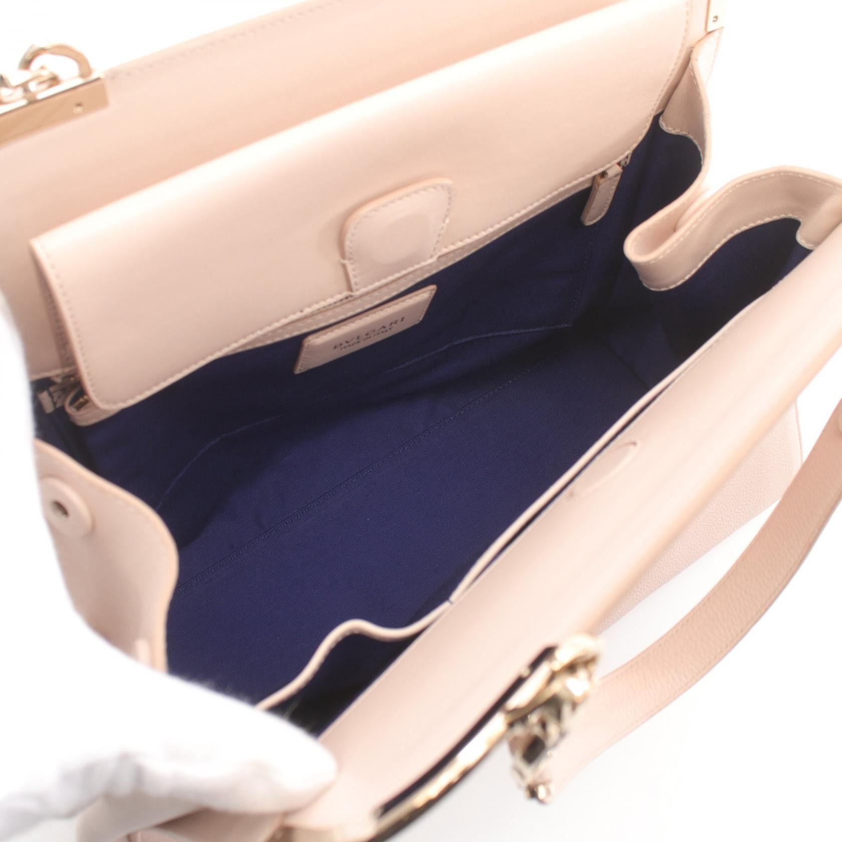 Bvlgari Bvlgari Leather Handbag Leather Handbag in Great Condition Size ONE SIZE - 3 Thumbnail