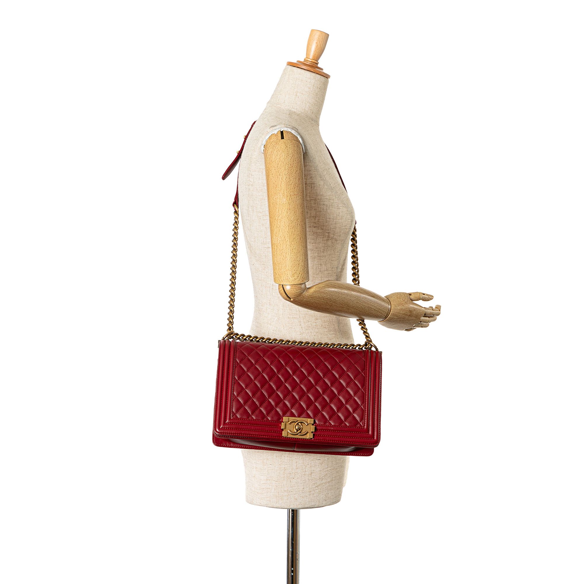 Chanel Chanel Large Lambskin Boy Flap Size ONE SIZE - 10 Thumbnail