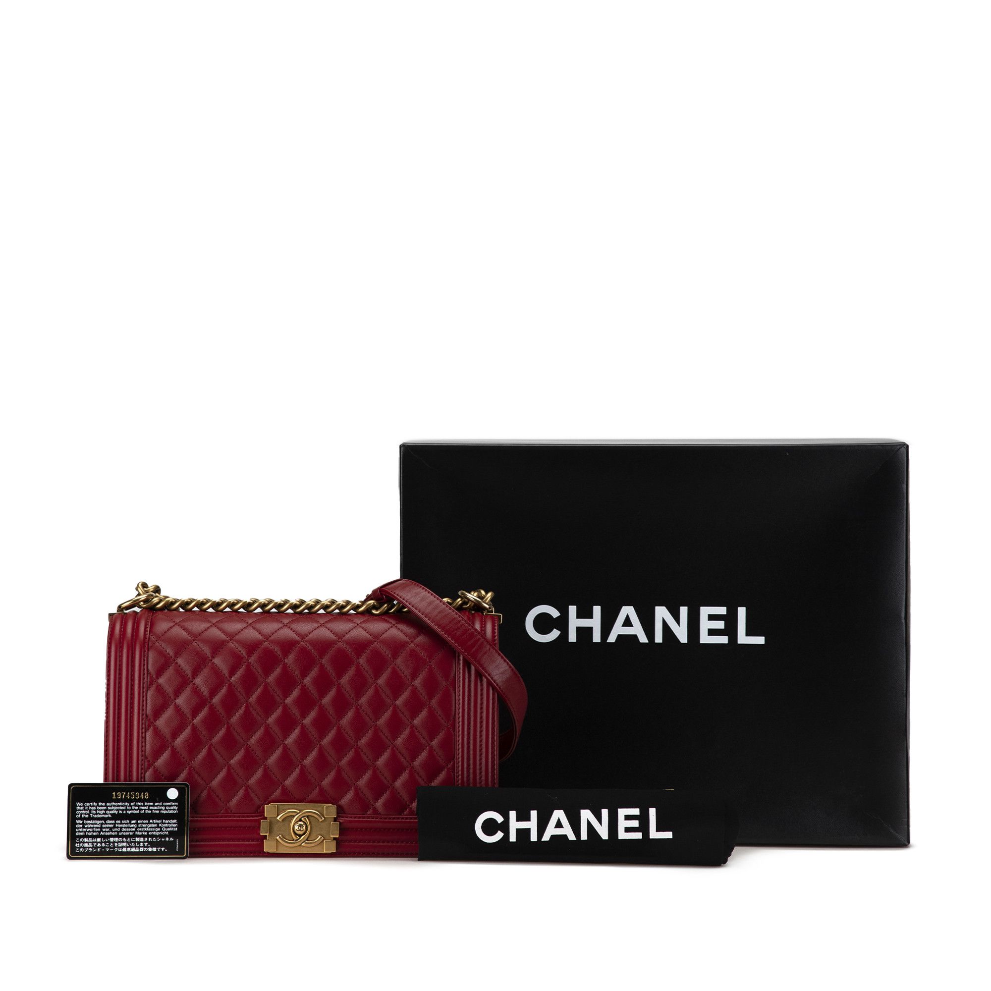 Chanel Chanel Large Lambskin Boy Flap Size ONE SIZE - 11 Thumbnail