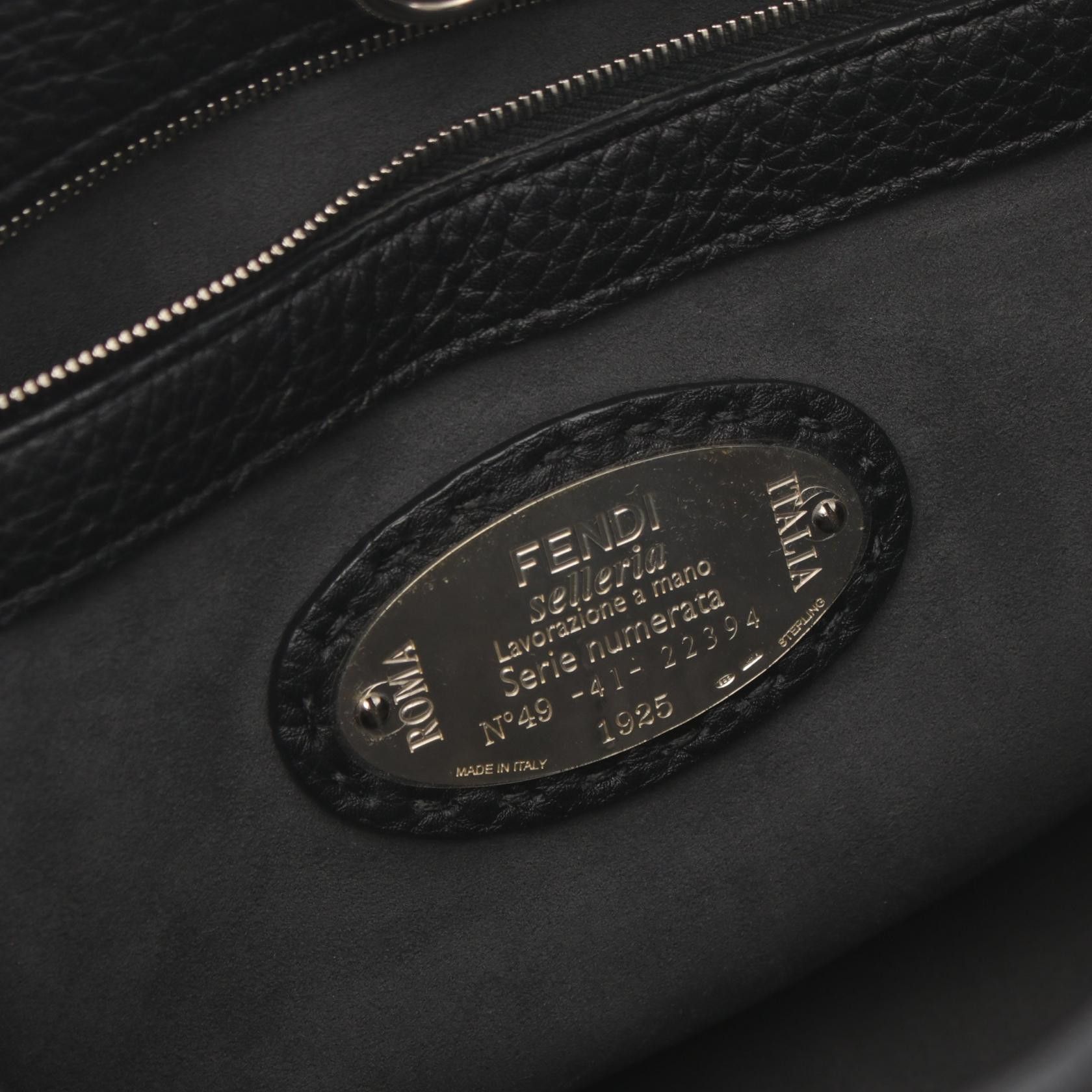 Fendi Fendi Leather Selleria Handbag Leather Handbag 8BT218 in Very Good Condition Size ONE SIZE - 4 Thumbnail