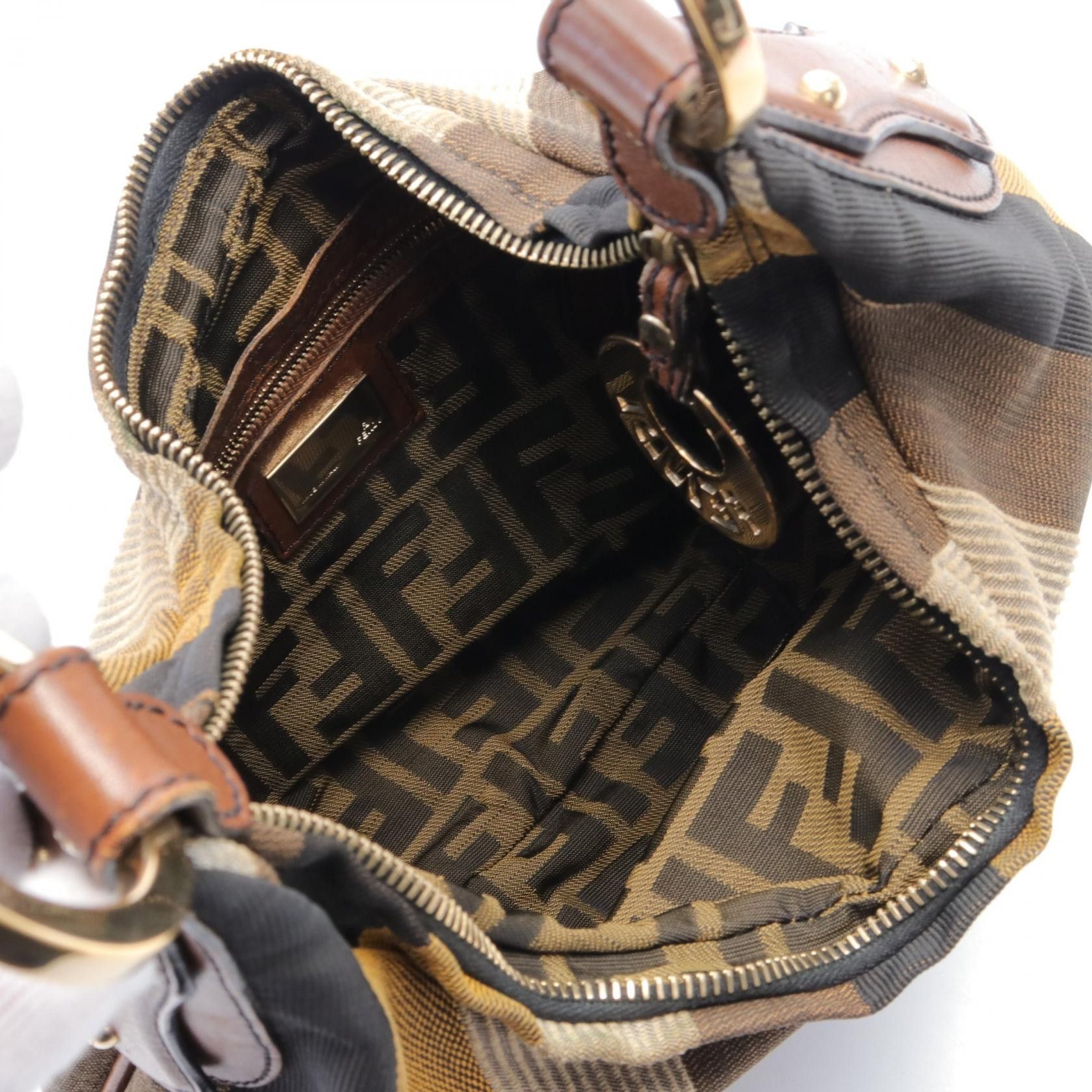 Fendi Fendi Canvas Shoulder Bag Canvas Shoulder Bag in Very Good Condition Size ONE SIZE - 3 Thumbnail