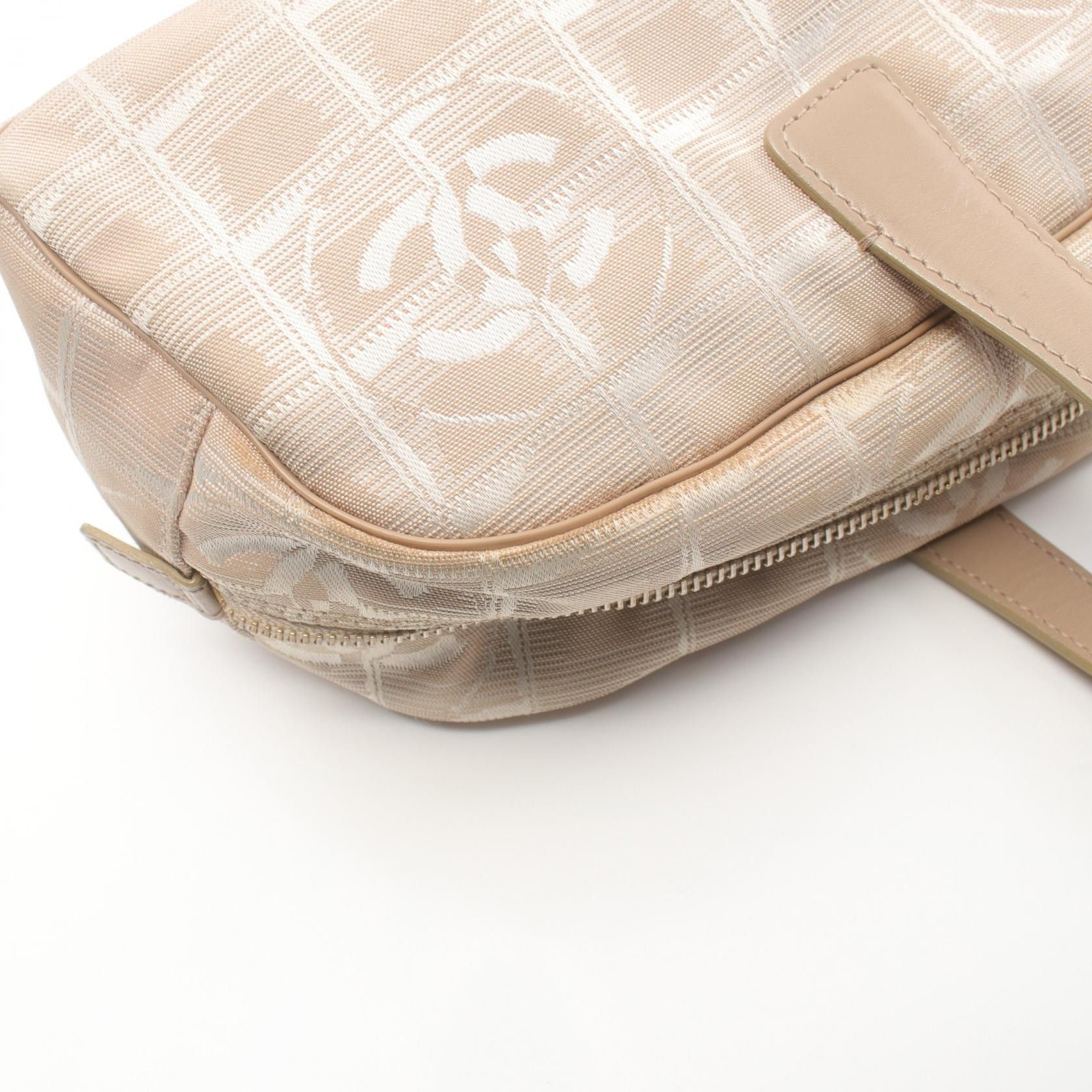 Chanel Chanel New Travel Line Mini Boston Bag Canvas Handbag A15828 in Very Good Condition Size ONE SIZE - 8 Thumbnail