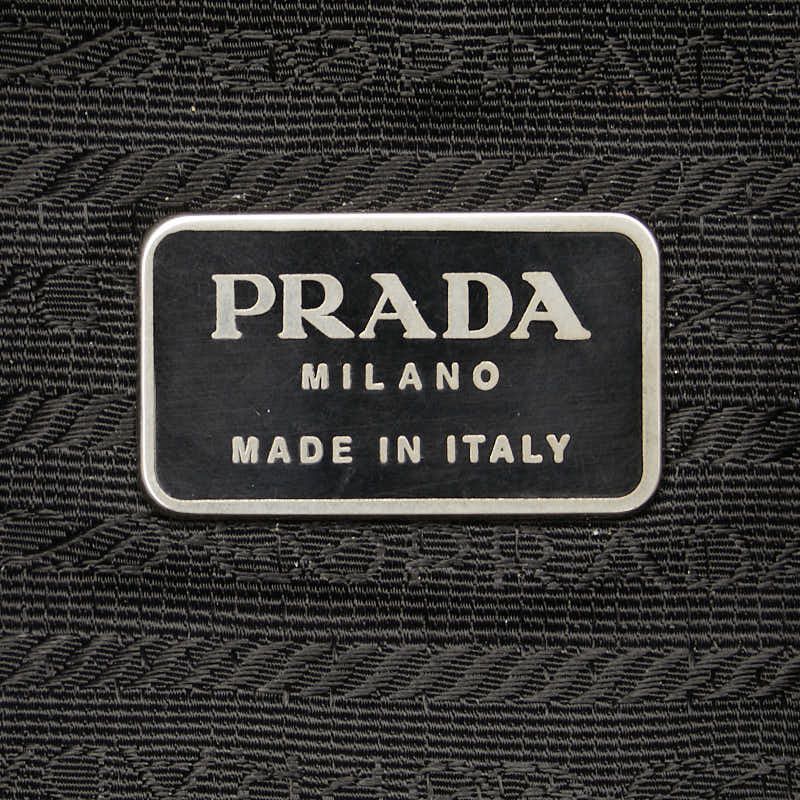 Prada Prada Prada Nylon Triangle Logo Plate Tote Bag Canvas Tote Bag in Good Condition Size ONE SIZE - 10 Thumbnail