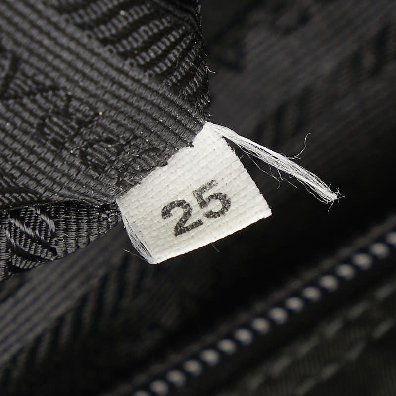 Prada Prada Prada Nylon Triangle Logo Plate Tote Bag Canvas Tote Bag in Good Condition Size ONE SIZE - 11 Thumbnail