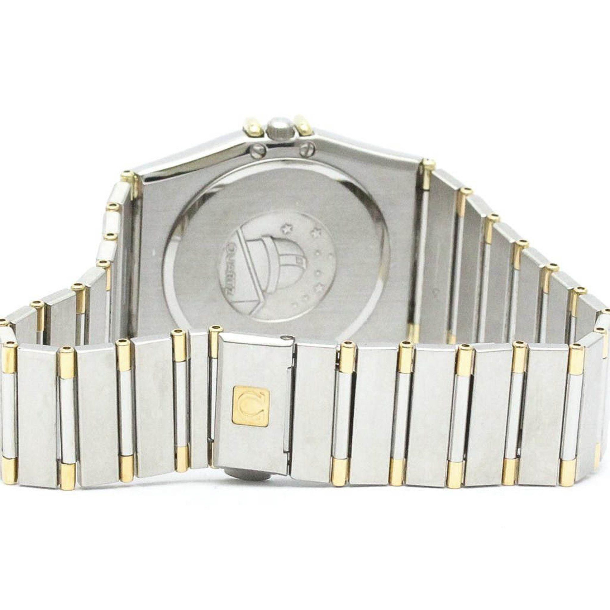 Omega Polished OMEGA Constellation 18K Gold Steel Mens Watch 398.0876 BF575795 Size ONE SIZE - 5 Thumbnail