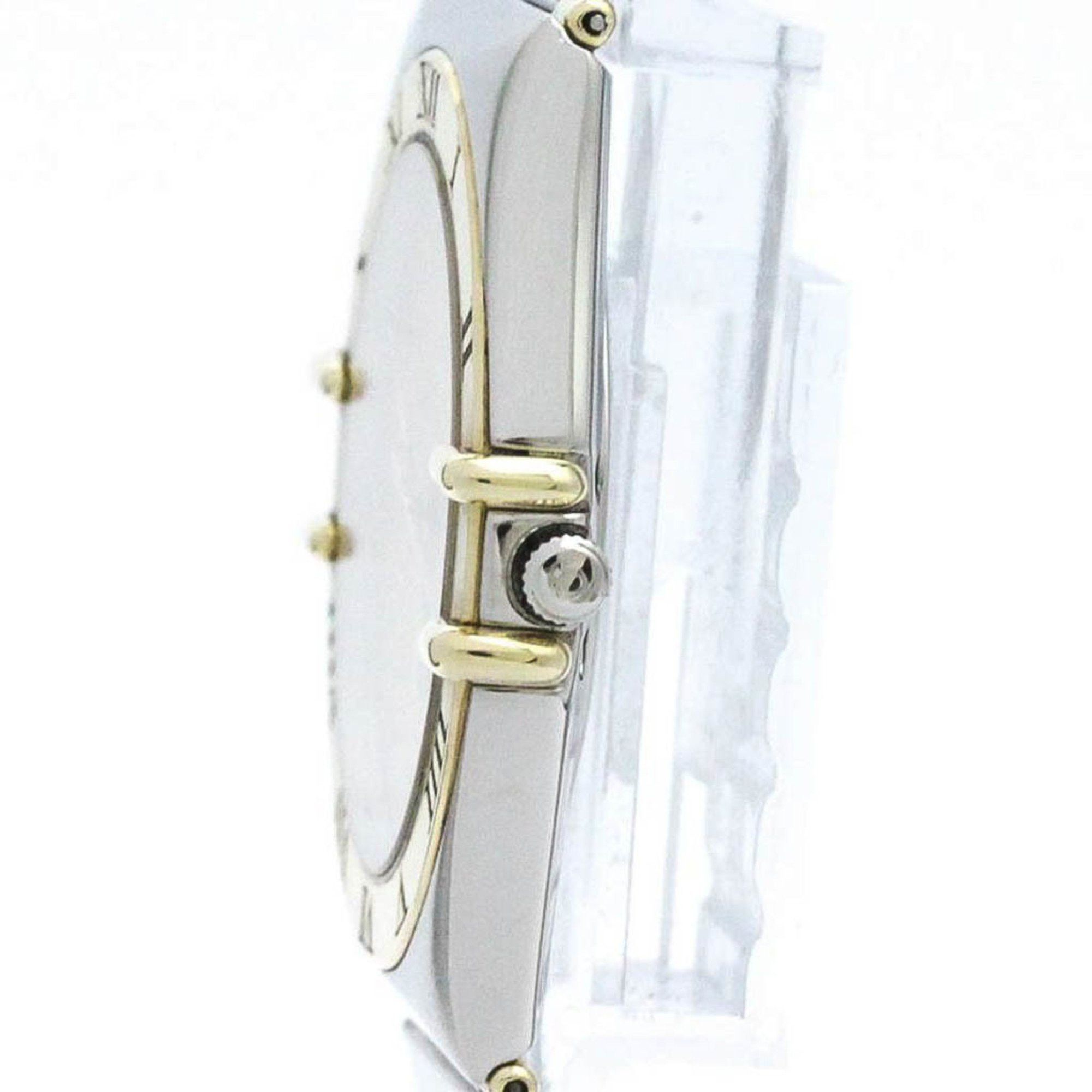 Omega Polished OMEGA Constellation 18K Gold Steel Mens Watch 398.0876 BF575795 Size ONE SIZE - 4 Thumbnail