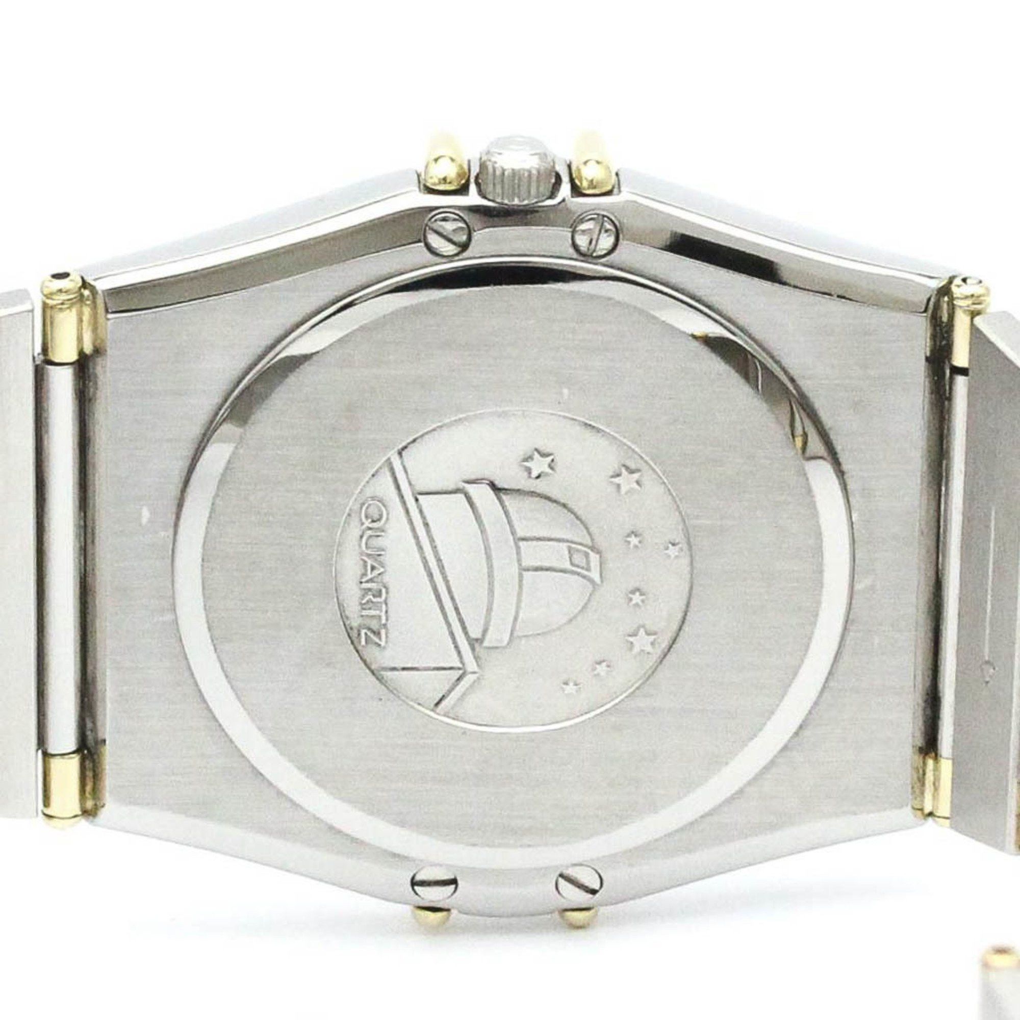 Omega Polished OMEGA Constellation 18K Gold Steel Mens Watch 398.0876 BF575795 Size ONE SIZE - 6 Thumbnail