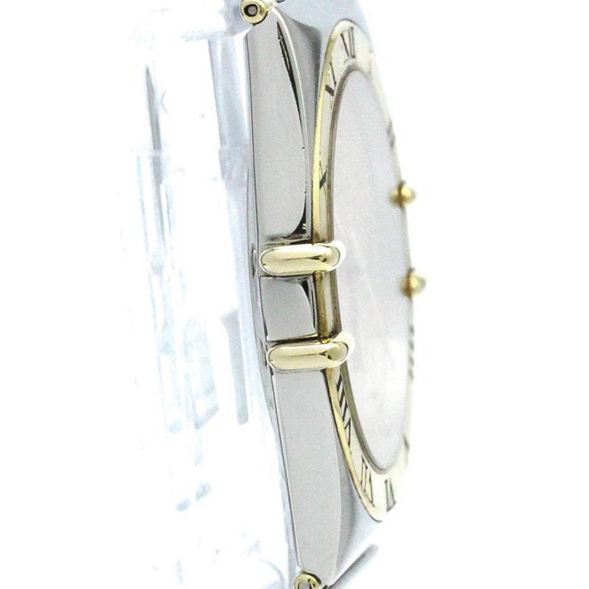 Omega Polished OMEGA Constellation 18K Gold Steel Mens Watch 398.0876 BF575795 Size ONE SIZE - 8 Thumbnail