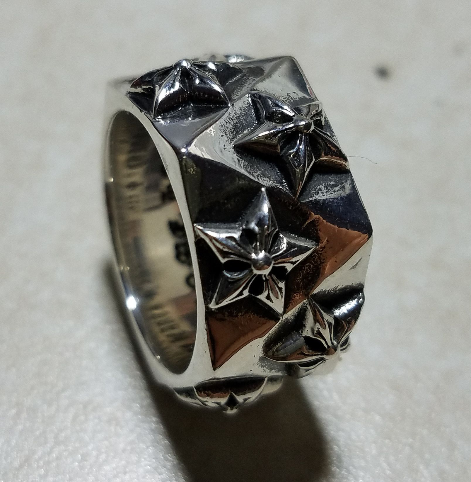 Chrome Hearts 2014 925 5-Point Star Pentagon Ring | Grailed