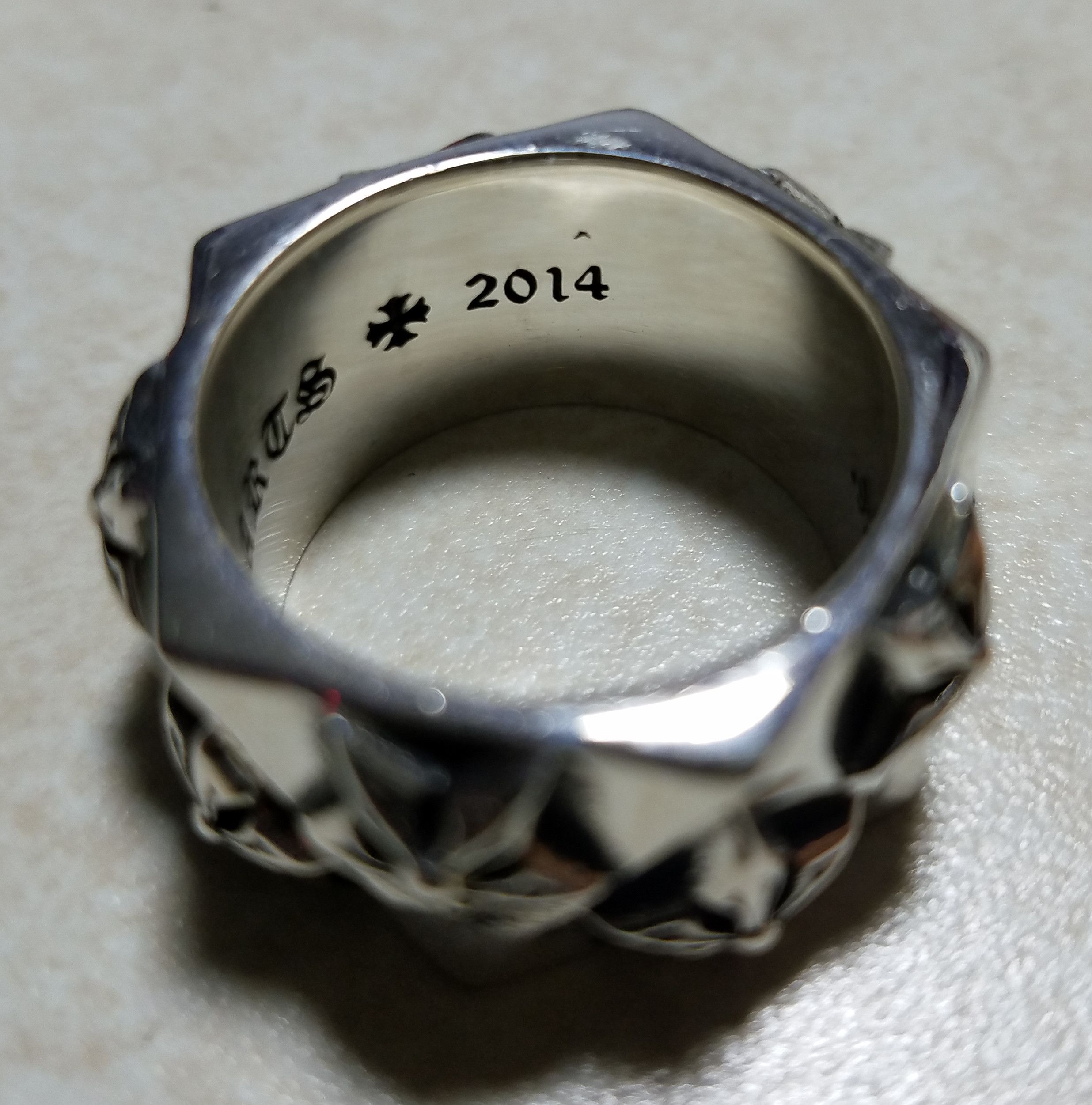 Chrome Hearts 2014 925 5-Point Star Pentagon Ring | Grailed