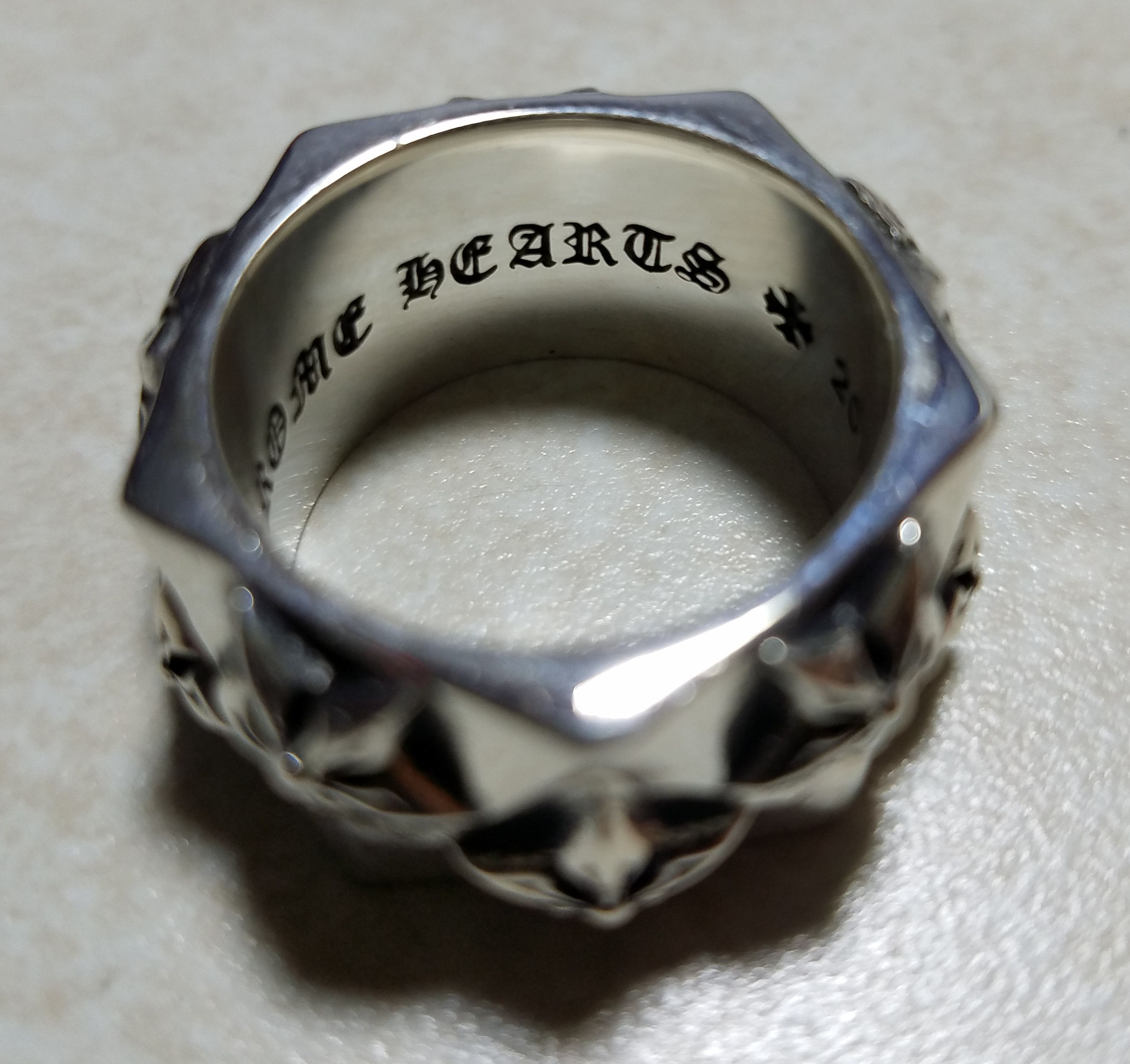 Chrome Hearts 2014 925 5-Point Star Pentagon Ring | Grailed 