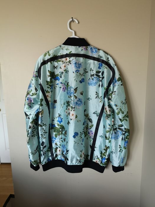 Astrid Andersen Light floral turquoise jacket bomber | Grailed