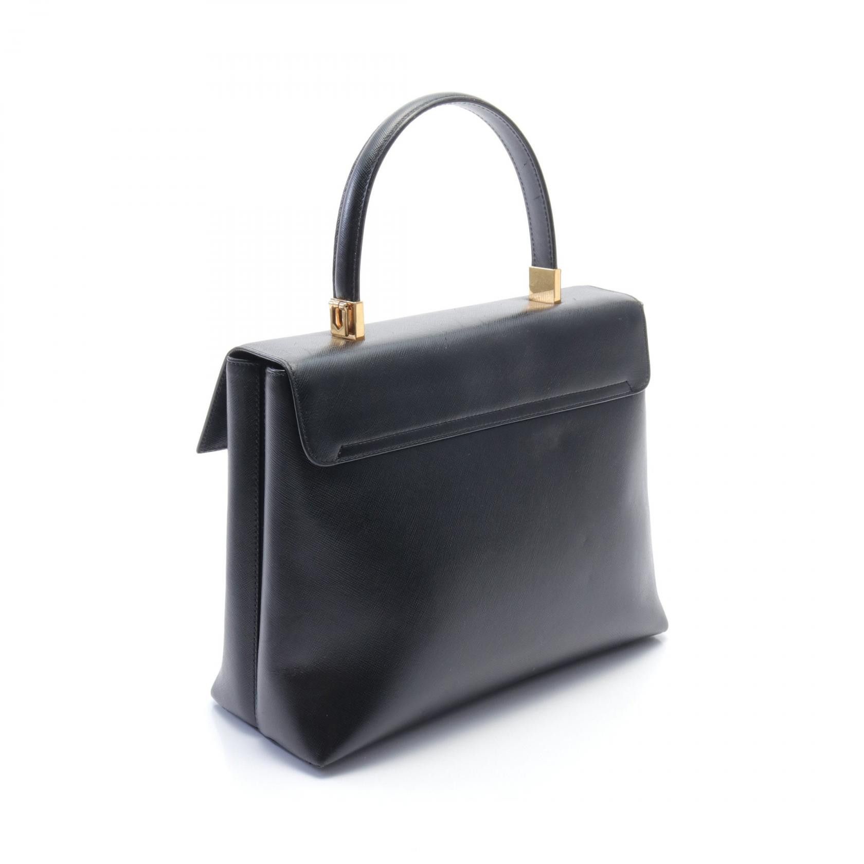 Salvatore Ferragamo Salvatore Ferragamo Gancini Top Handle Bag Leather Handbag 21 0290 in Very Good Condition Size ONE SIZE - 2 Thumbnail