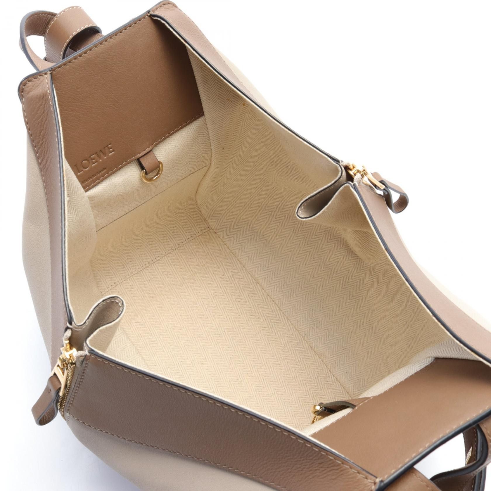 Loewe Loewe Hammock Small Shoulder Bag Leather Shoulder Bag 387.12.Kbn60 in Great Condition Size ONE SIZE - 3 Thumbnail