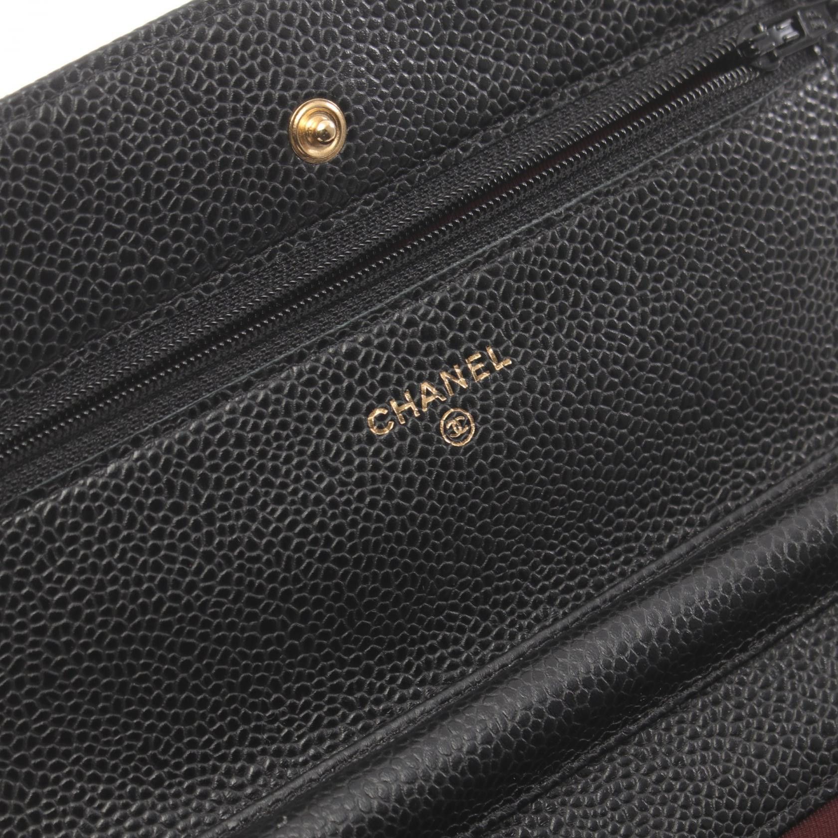 Chanel Chanel CC Matelasse Wallet on Chain Leather Shoulder Bag AP0250 in Great Condition Size ONE SIZE - 4 Thumbnail