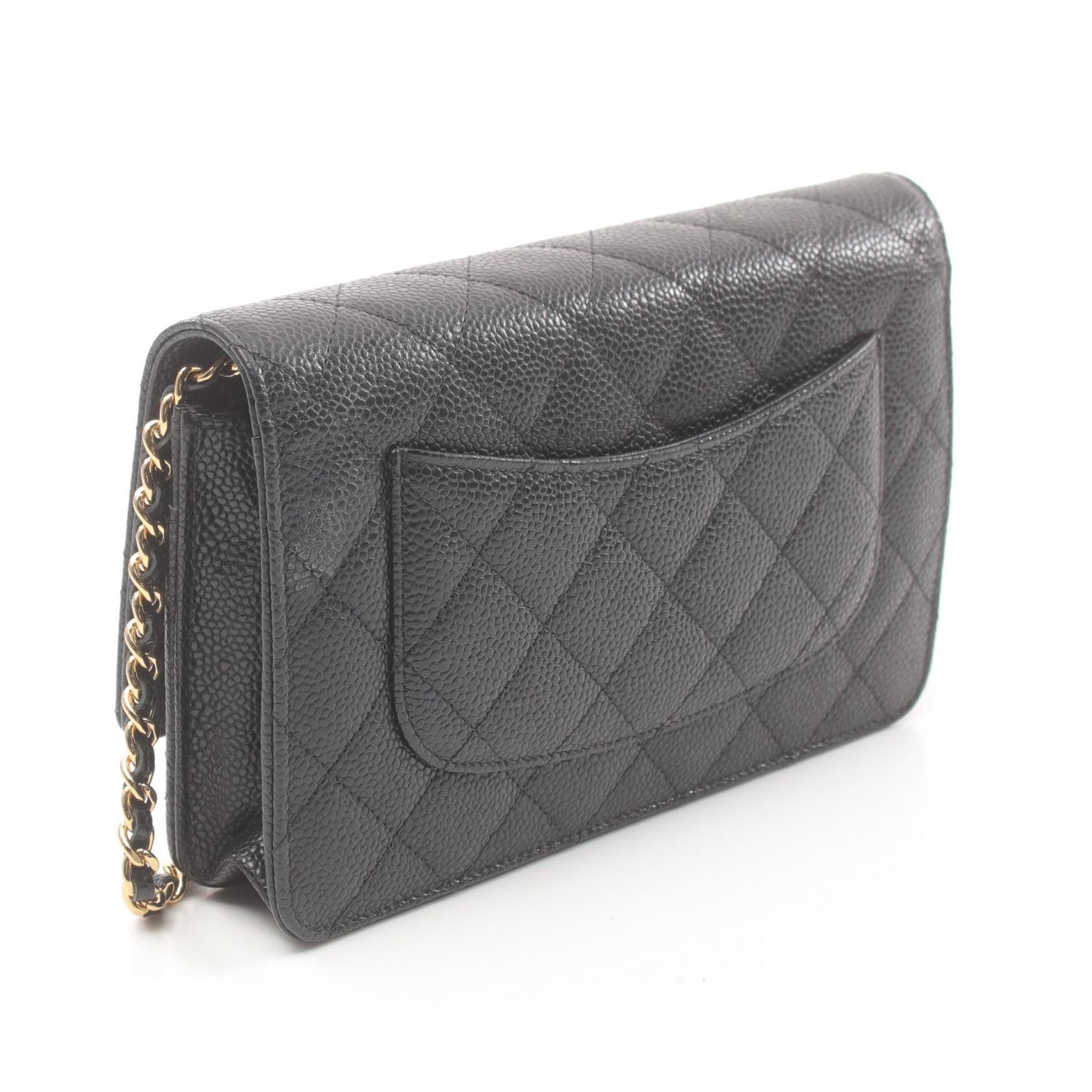Chanel Chanel CC Matelasse Wallet on Chain Leather Shoulder Bag AP0250 in Great Condition Size ONE SIZE - 2 Thumbnail