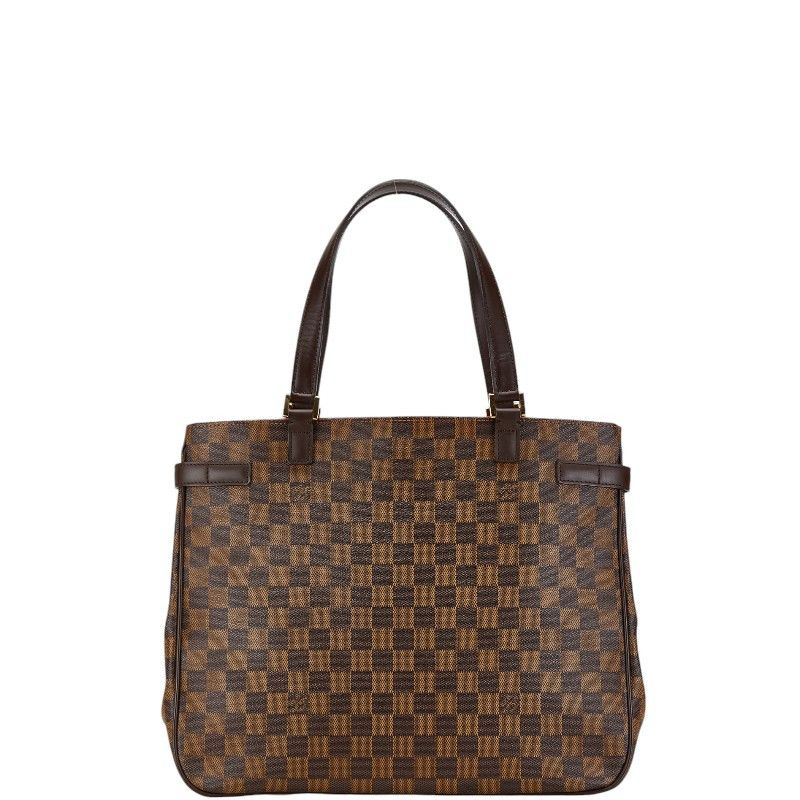 Louis Vuitton Louis Vuitton Louis Vuitton Damier Uzes Handbag Tote N51128 Brown PVC Leather Canvas Tote Bag N51128 in Very Good Condition Size ONE SIZE - 3 Thumbnail