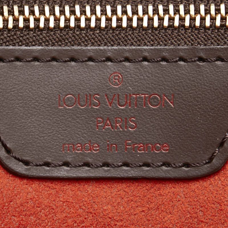 Louis Vuitton Louis Vuitton Louis Vuitton Damier Uzes Handbag Tote N51128 Brown PVC Leather Canvas Tote Bag N51128 in Very Good Condition Size ONE SIZE - 7 Thumbnail