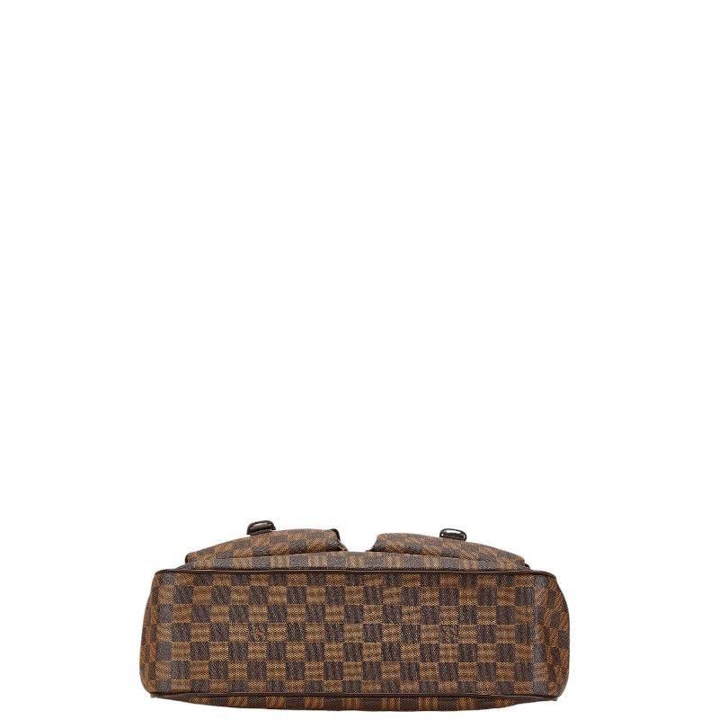 Louis Vuitton Louis Vuitton Louis Vuitton Damier Uzes Handbag Tote N51128 Brown PVC Leather Canvas Tote Bag N51128 in Very Good Condition Size ONE SIZE - 4 Thumbnail
