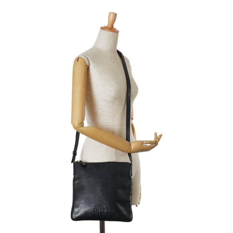 Loewe Loewe Loewe Leather Logo Shoulder Bag 340906 Leather Crossbody Bag 340906 in Very Good Condition Size ONE SIZE - 10 Thumbnail