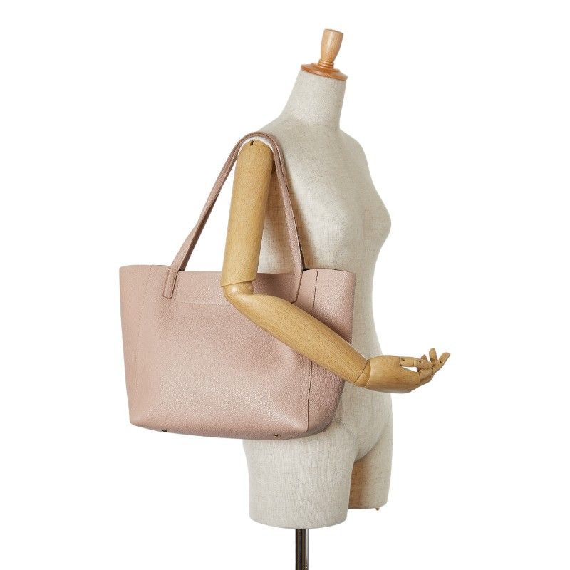 Salvatore Ferragamo Salvatore Ferragamo Salvatore Ferragamo Leather Logo Reversible Tote Bag Leather Tote Bag in Very Good Condition Size ONE SIZE - 9 Thumbnail