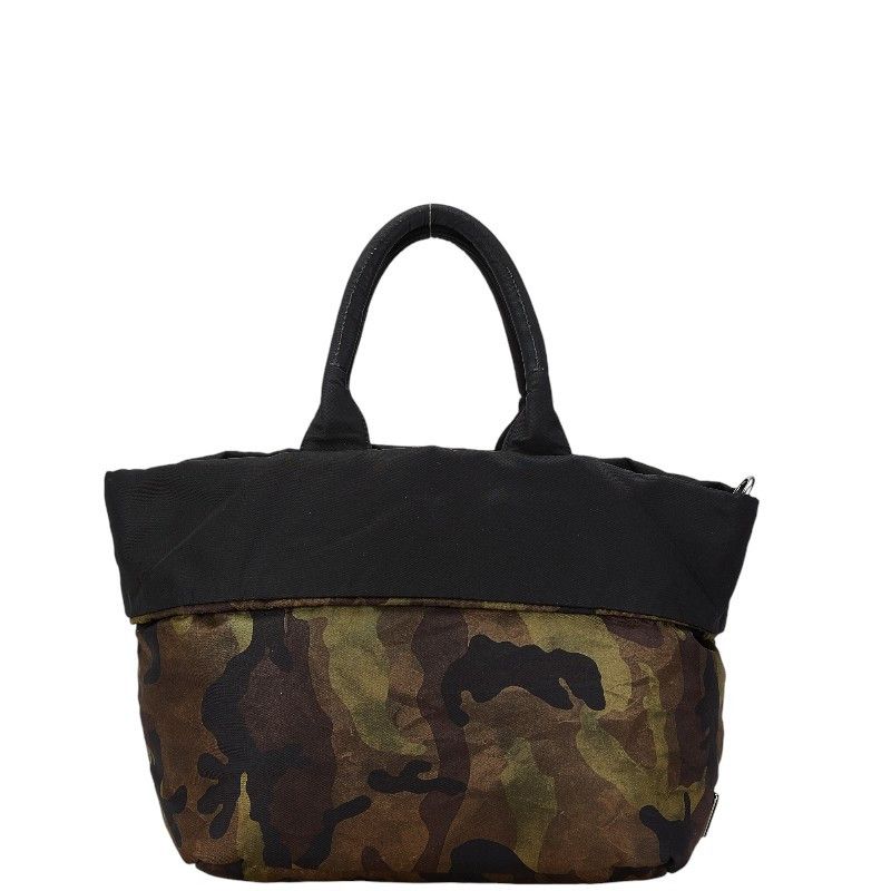 Prada Prada Prada Nylon Camouflage Reversible 2WAY Handbag Shoulder Bag Canvas Handbag BR4521 in Very Good Condition Size ONE SIZE - 4 Thumbnail