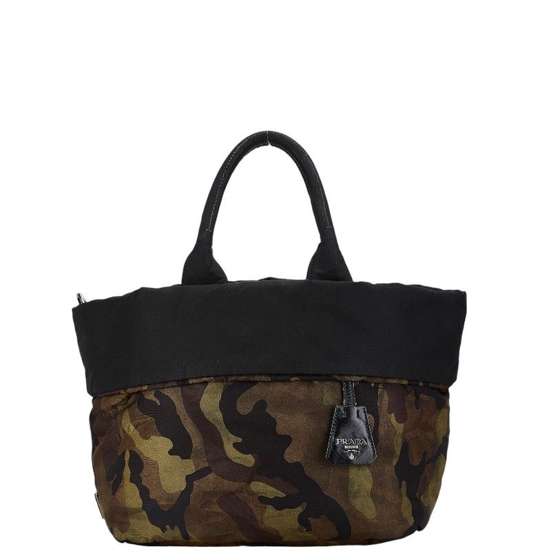Prada Prada Prada Nylon Camouflage Reversible 2WAY Handbag Shoulder Bag Canvas Handbag BR4521 in Very Good Condition Size ONE SIZE - 2 Thumbnail