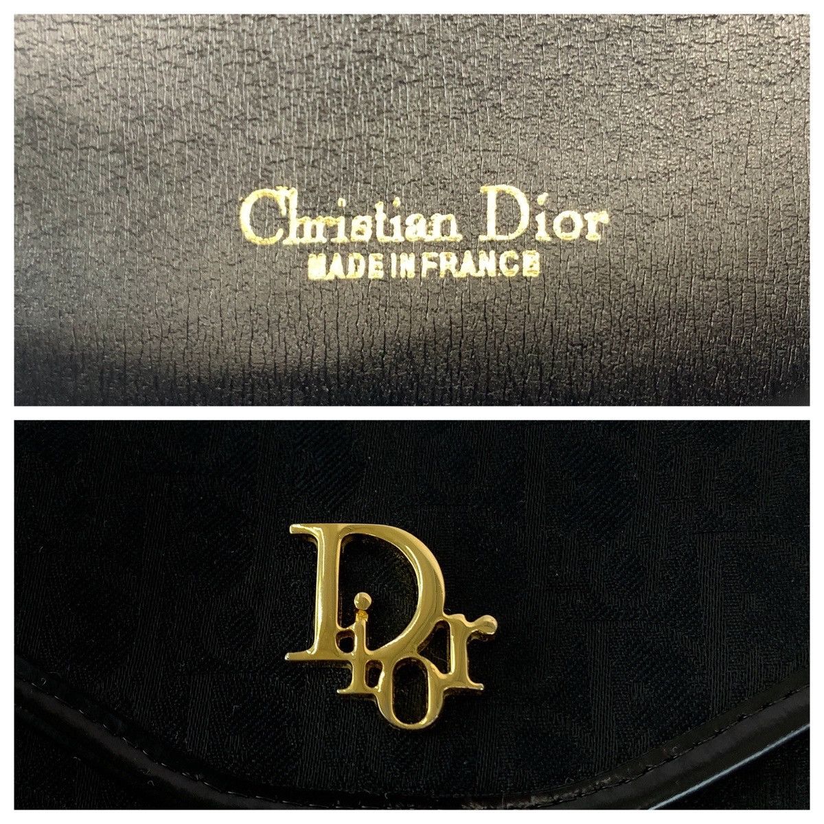 Dior Dior Christian Dior Vintage Trotter Canvas Chain Shoulder Bag Canvas Crossbody Bag in Great Condition Size ONE SIZE - 4 Thumbnail