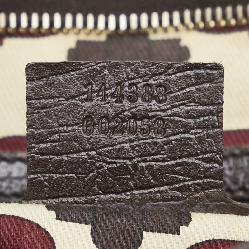 Gucci Gucci Gucci GG Canvas Leather Shoulder Bag 144388 Canvas Crossbody Bag 144388 in Very Good Condition Size ONE SIZE - 10 Thumbnail