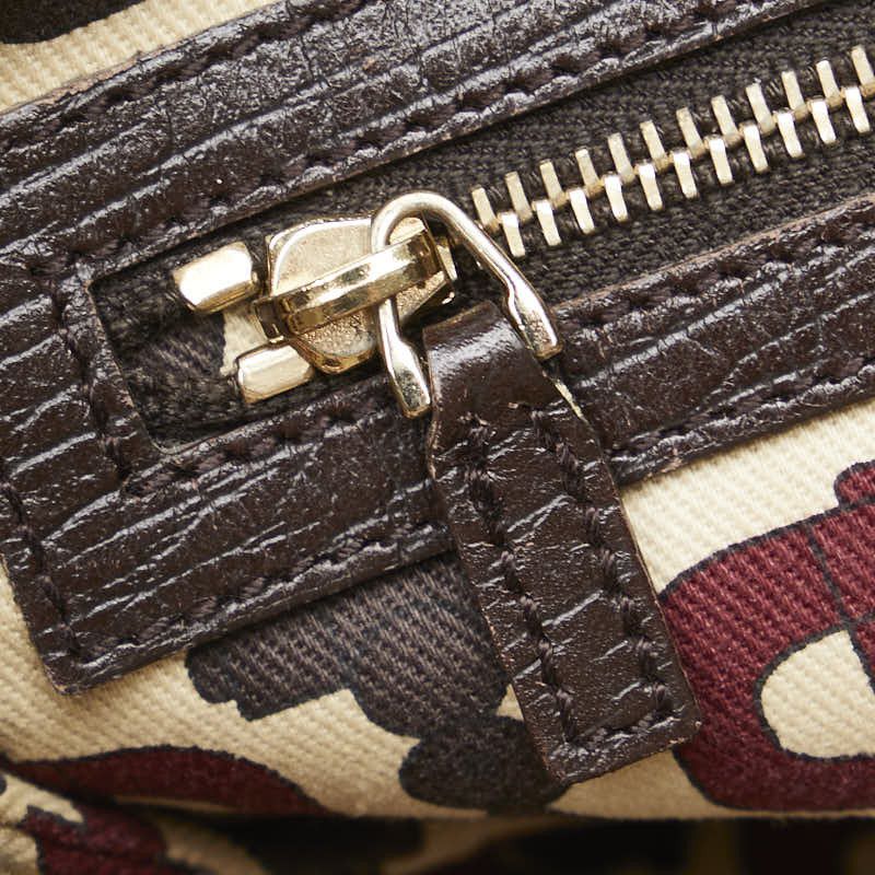 Gucci Gucci Gucci GG Canvas Leather Shoulder Bag 144388 Canvas Crossbody Bag 144388 in Very Good Condition Size ONE SIZE - 8 Thumbnail