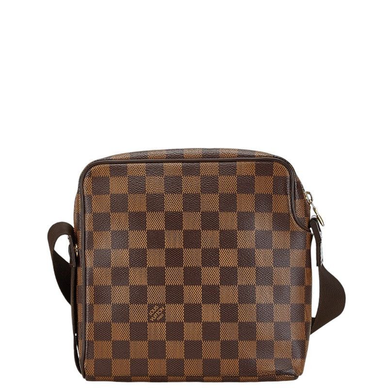 Louis Vuitton Louis Vuitton Louis Vuitton Damier Olaf PM Shoulder Bag N41442 Brown PVC Leather Canvas Crossbody Bag N41442 in Very Good Condition Size ONE SIZE - 3 Thumbnail