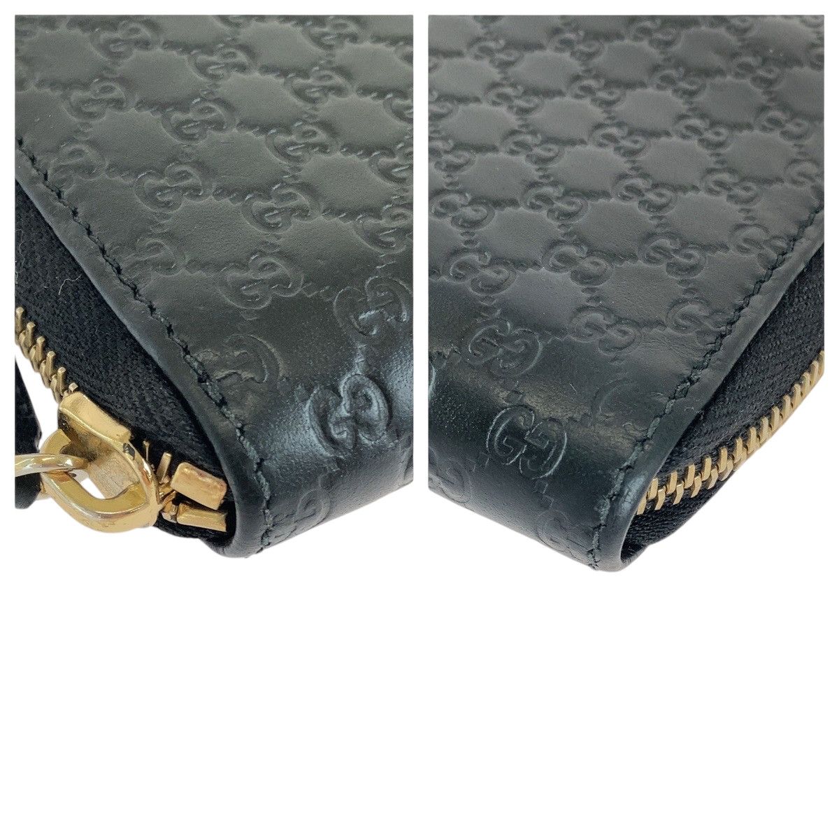 Gucci Gucci Gucci Leather Microguccissima Long Wallet Leather Long Wallet 449391 Size ONE SIZE - 3 Thumbnail