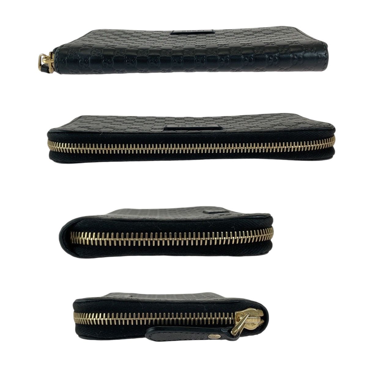 Gucci Gucci Gucci Leather Microguccissima Long Wallet Leather Long Wallet 449391 Size ONE SIZE - 9 Thumbnail