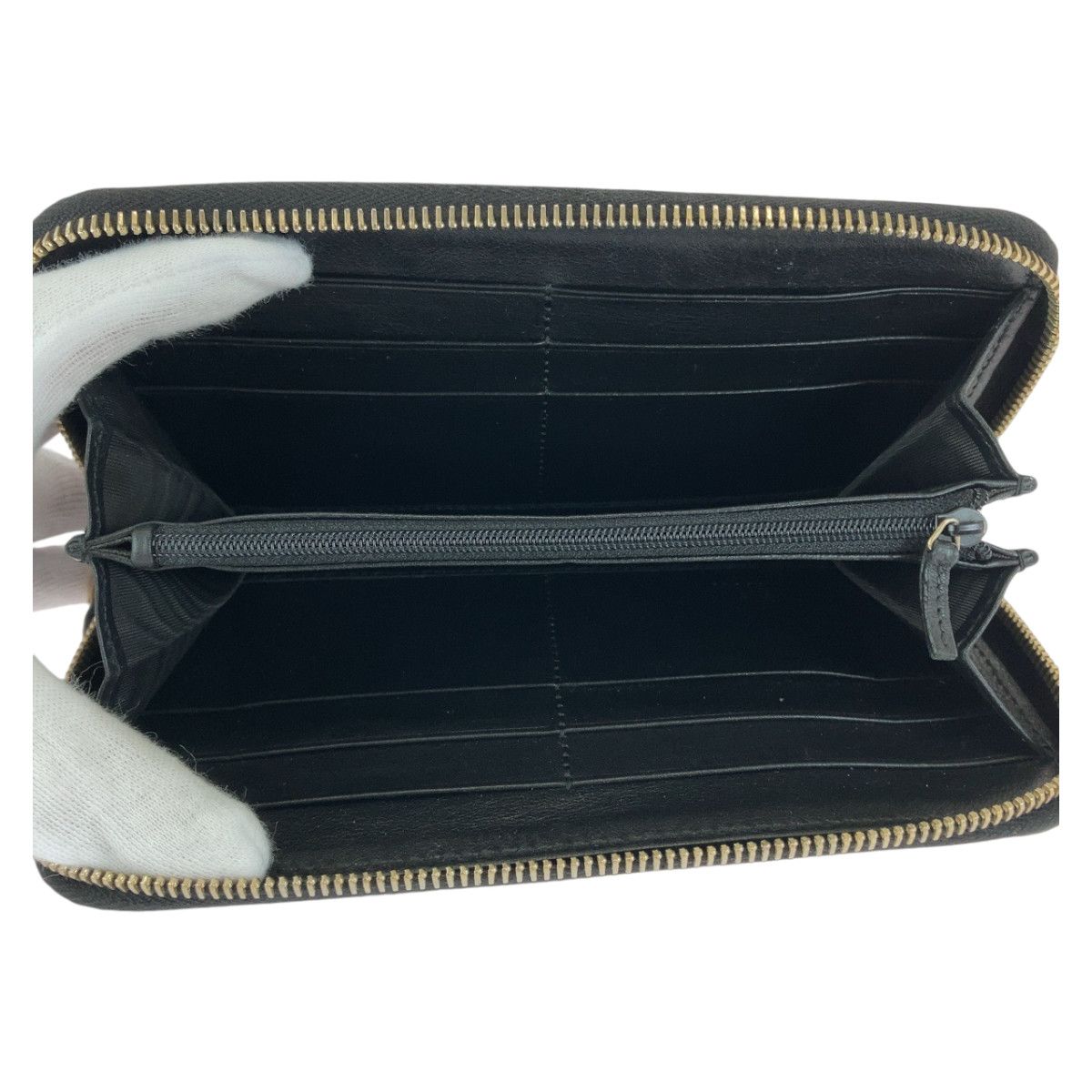 Gucci Gucci Gucci Leather Microguccissima Long Wallet Leather Long Wallet 449391 Size ONE SIZE - 10 Thumbnail