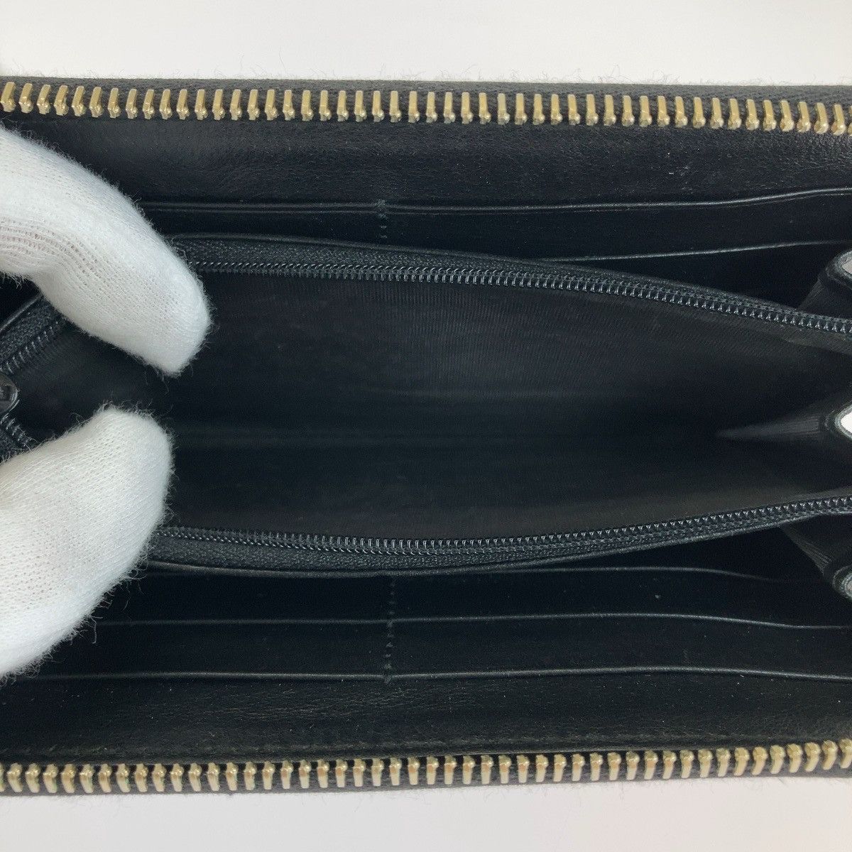 Gucci Gucci Gucci Leather Microguccissima Long Wallet Leather Long Wallet 449391 Size ONE SIZE - 8 Thumbnail