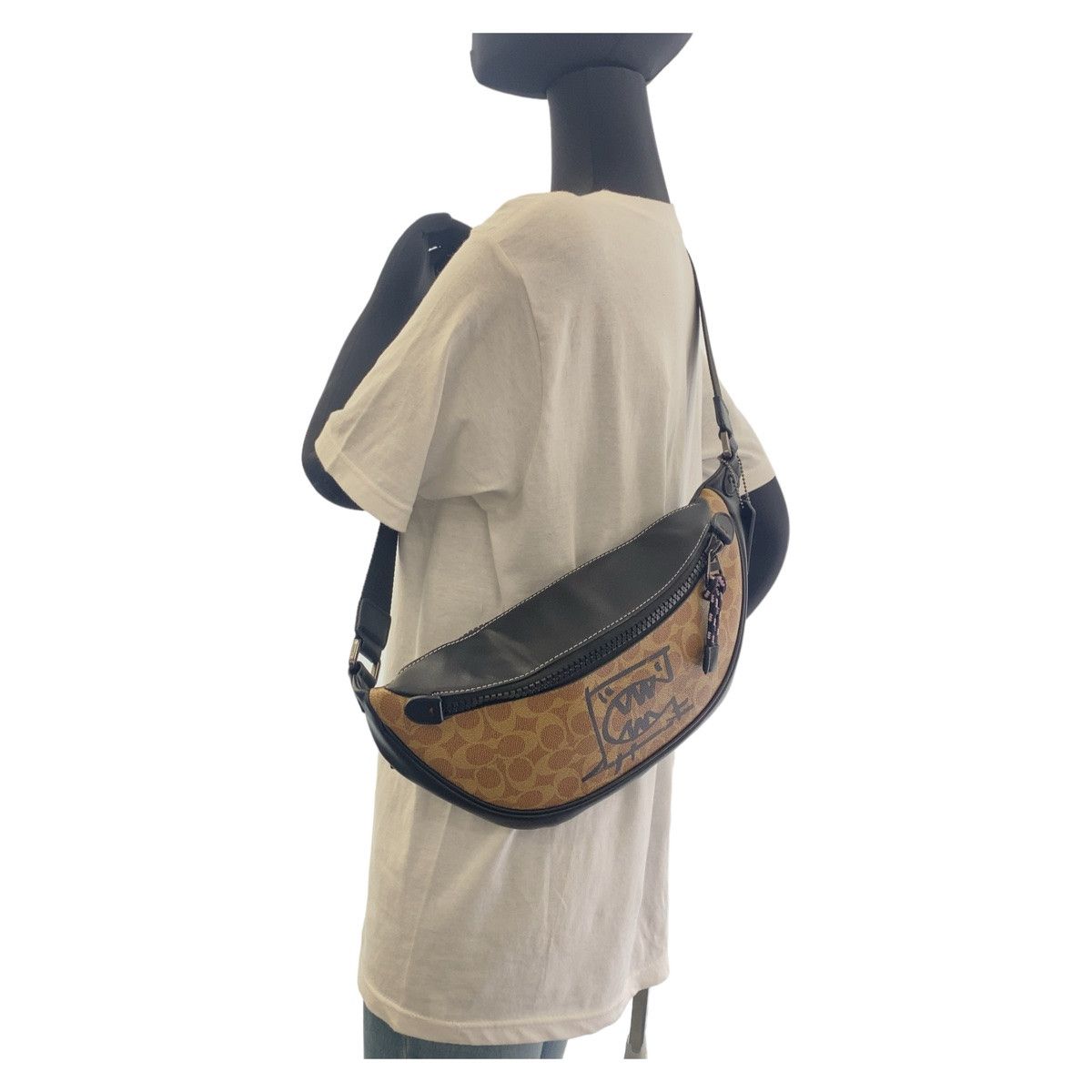 Coach Coach Coach Leather GUANG YU Waist Bag 408446 Leather Belt Bag 408446 in Great Condition Size ONE SIZE - 4 Thumbnail
