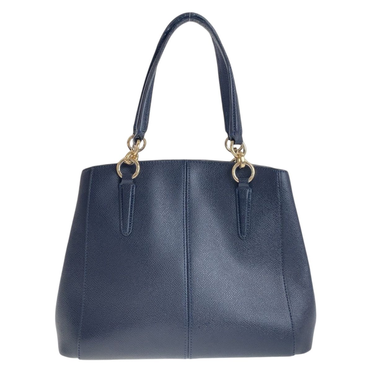 Coach Coach Coach Navy Gold PVC 2way Shoulder Handbag B57847 Plastic Crossbody Bag B57847 in Very Good Condition Size ONE SIZE - 2 Thumbnail