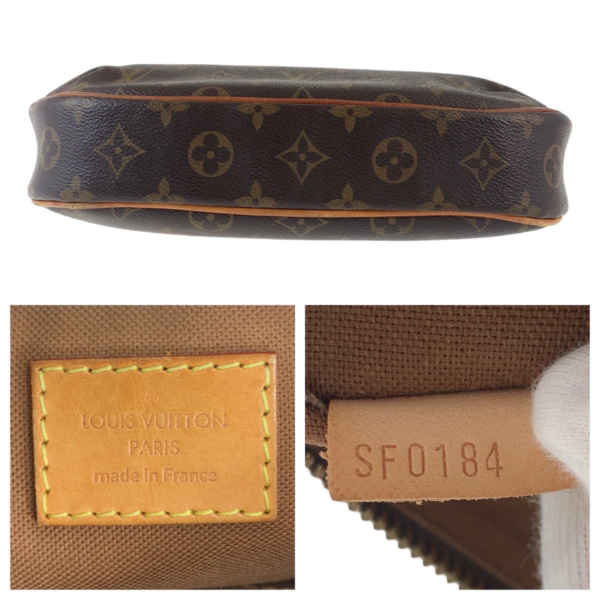Louis Vuitton Louis Vuitton Louis Vuitton Odeon PM Brown PVC/Leather Shoulder Bag M56390 Canvas Crossbody Bag M56390 in Very Good Condition Size ONE SIZE - 8 Thumbnail