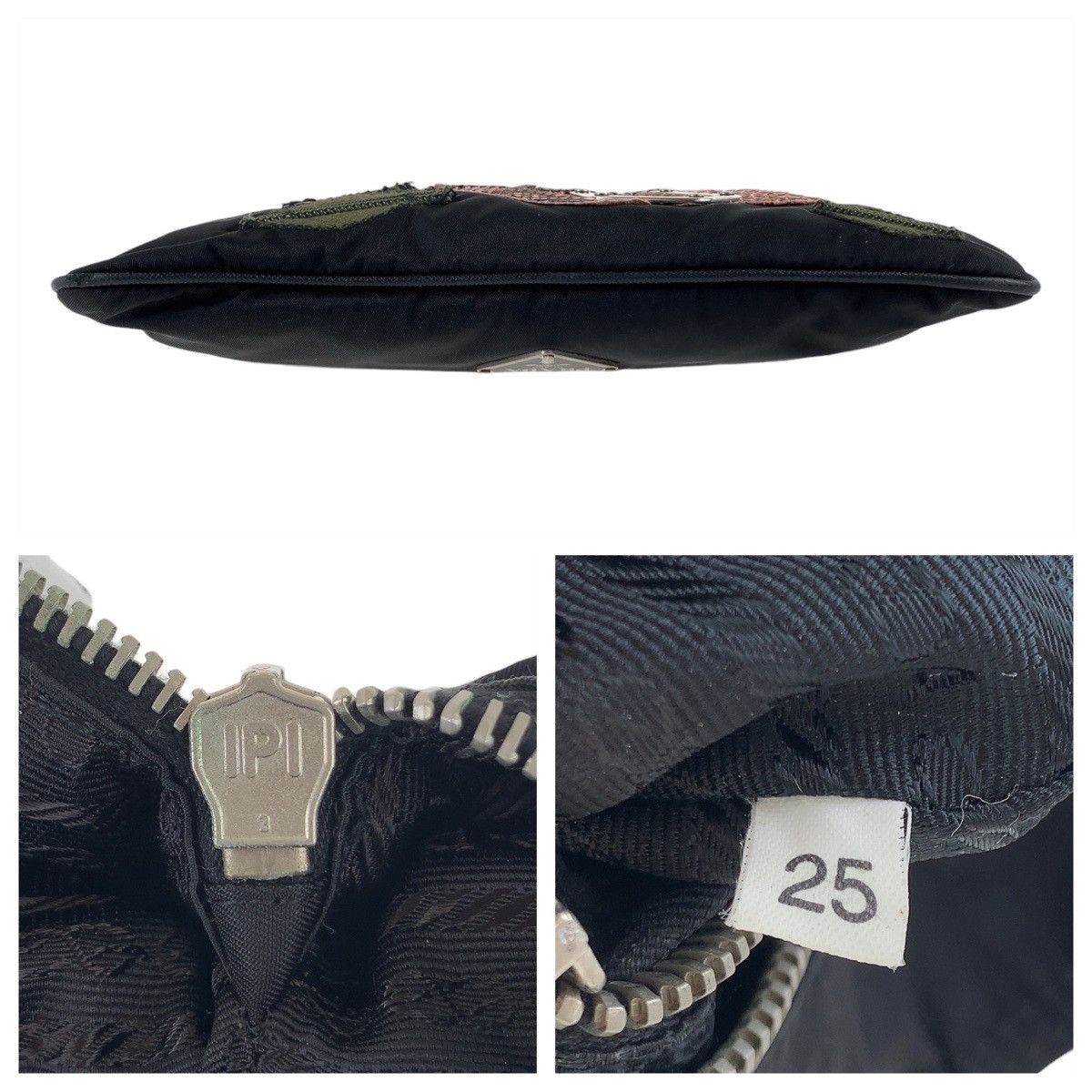 Prada Prada Prada Nylon/Leather/Python Tessuto Triangle Logo Crossbody Bag Canvas Crossbody Bag in Very Good Condition Size ONE SIZE - 7 Thumbnail