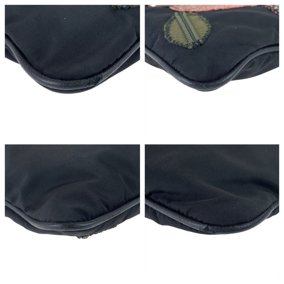 Prada Prada Prada Nylon/Leather/Python Tessuto Triangle Logo Crossbody Bag Canvas Crossbody Bag in Very Good Condition Size ONE SIZE - 4 Thumbnail
