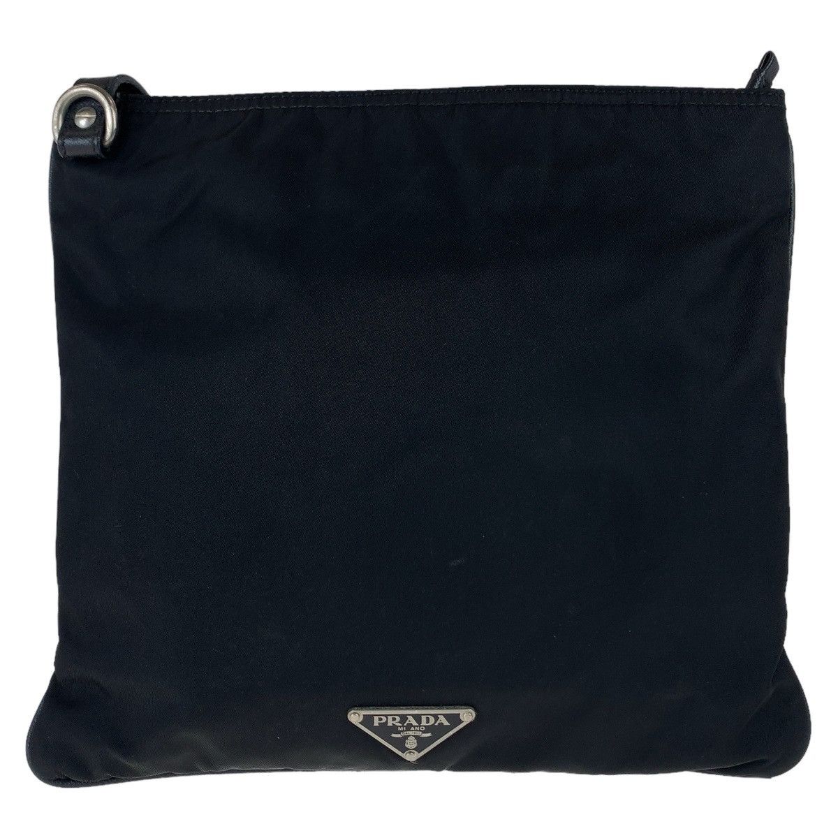 Prada Prada Prada Nylon/Leather/Python Tessuto Triangle Logo Crossbody Bag Canvas Crossbody Bag in Very Good Condition Size ONE SIZE - 2 Thumbnail