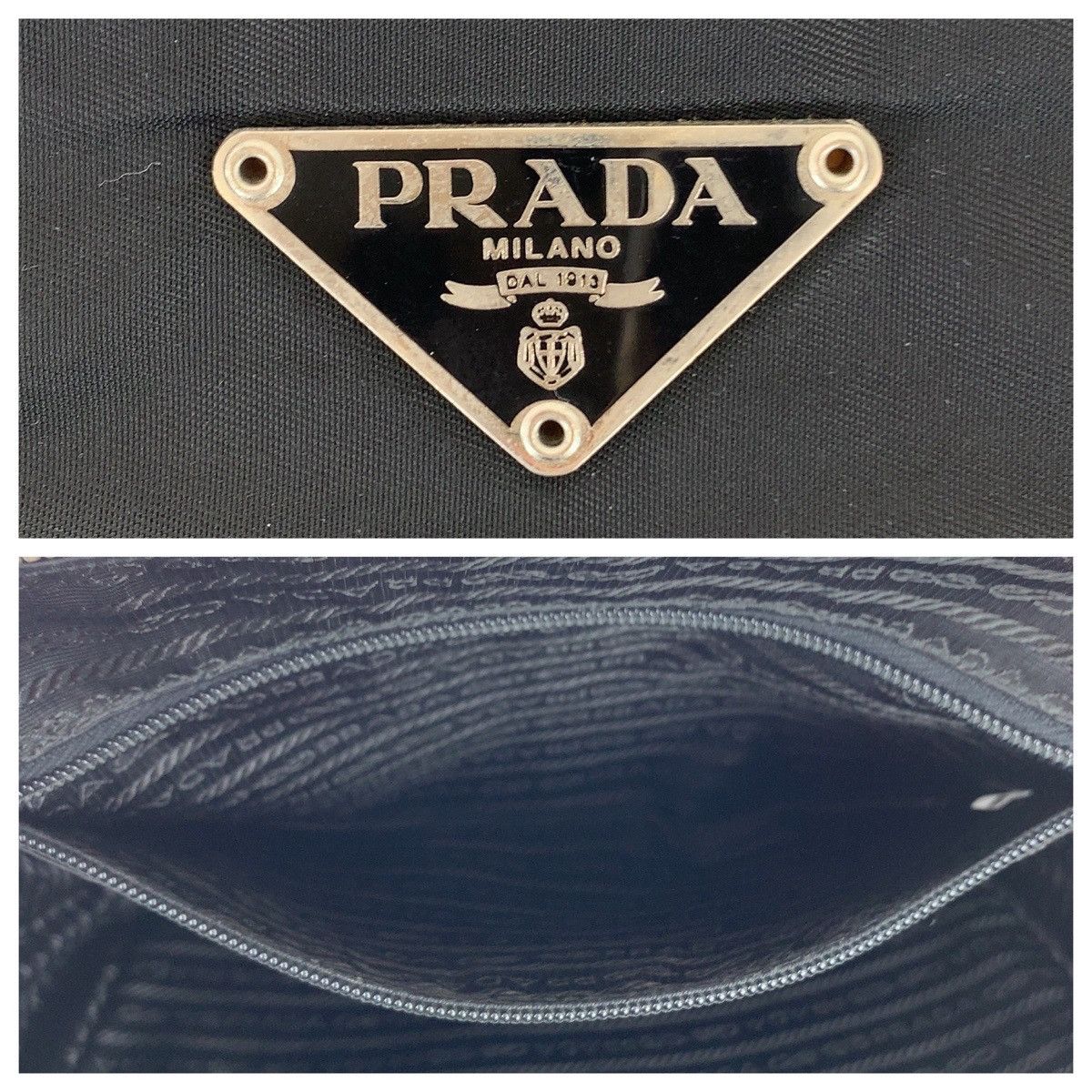Prada Prada Prada Nylon/Leather Tessuto Tote Bag Canvas Tote Bag in Very Good Condition Size ONE SIZE - 9 Thumbnail