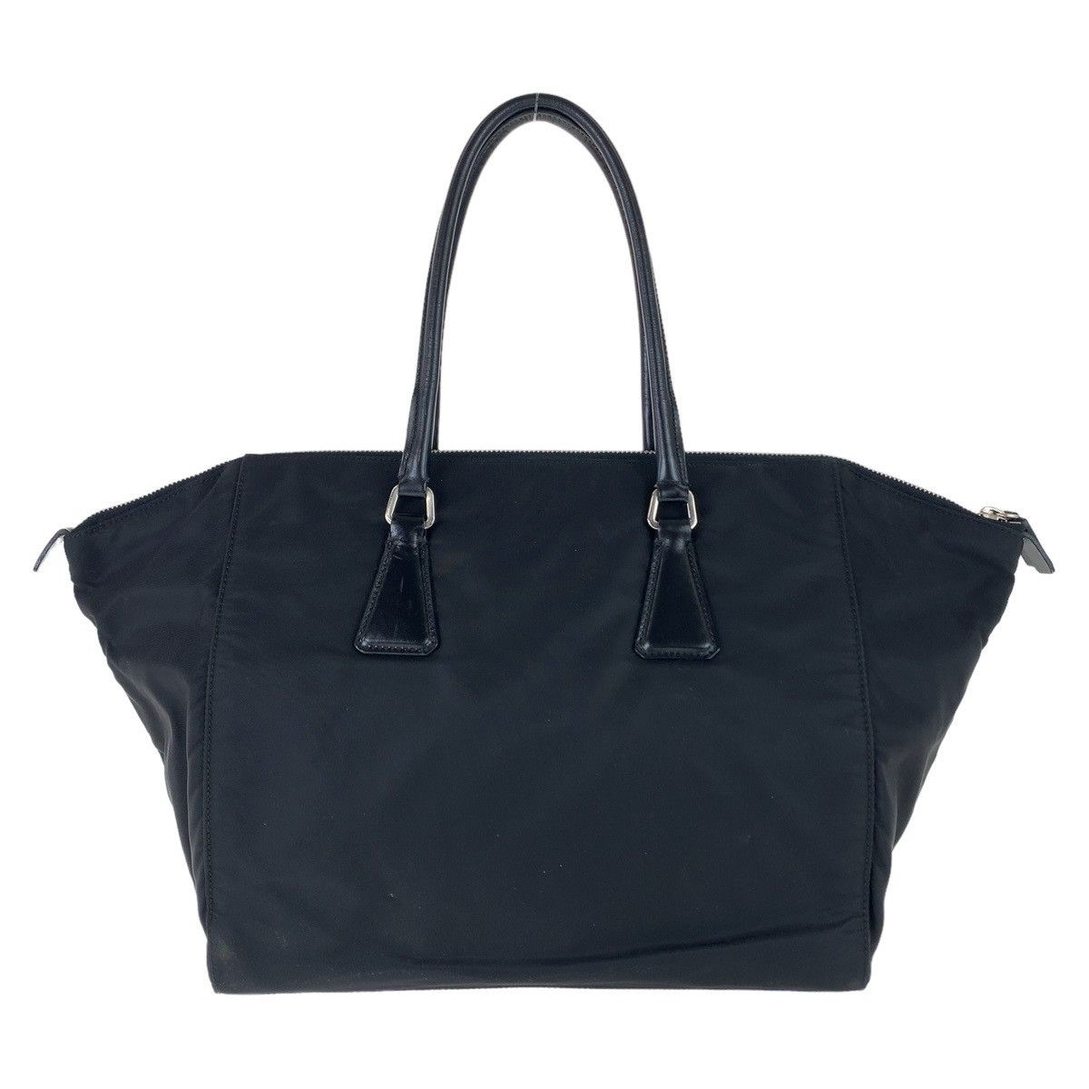 Prada Prada Prada Nylon/Leather Tessuto Tote Bag Canvas Tote Bag in Very Good Condition Size ONE SIZE - 2 Thumbnail