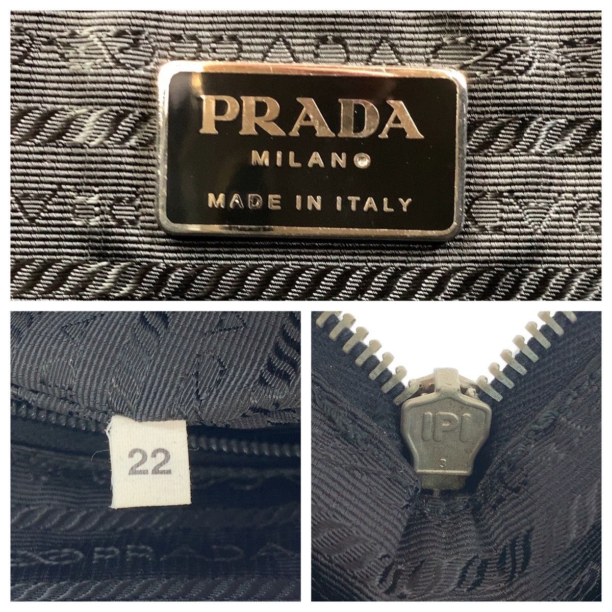 Prada Prada Prada Nylon/Leather Tessuto Tote Bag Canvas Tote Bag in Very Good Condition Size ONE SIZE - 10 Thumbnail