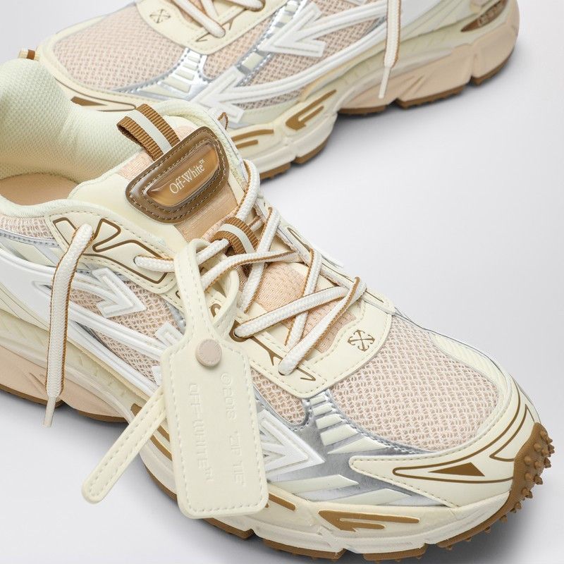 Off white tan sneakers online