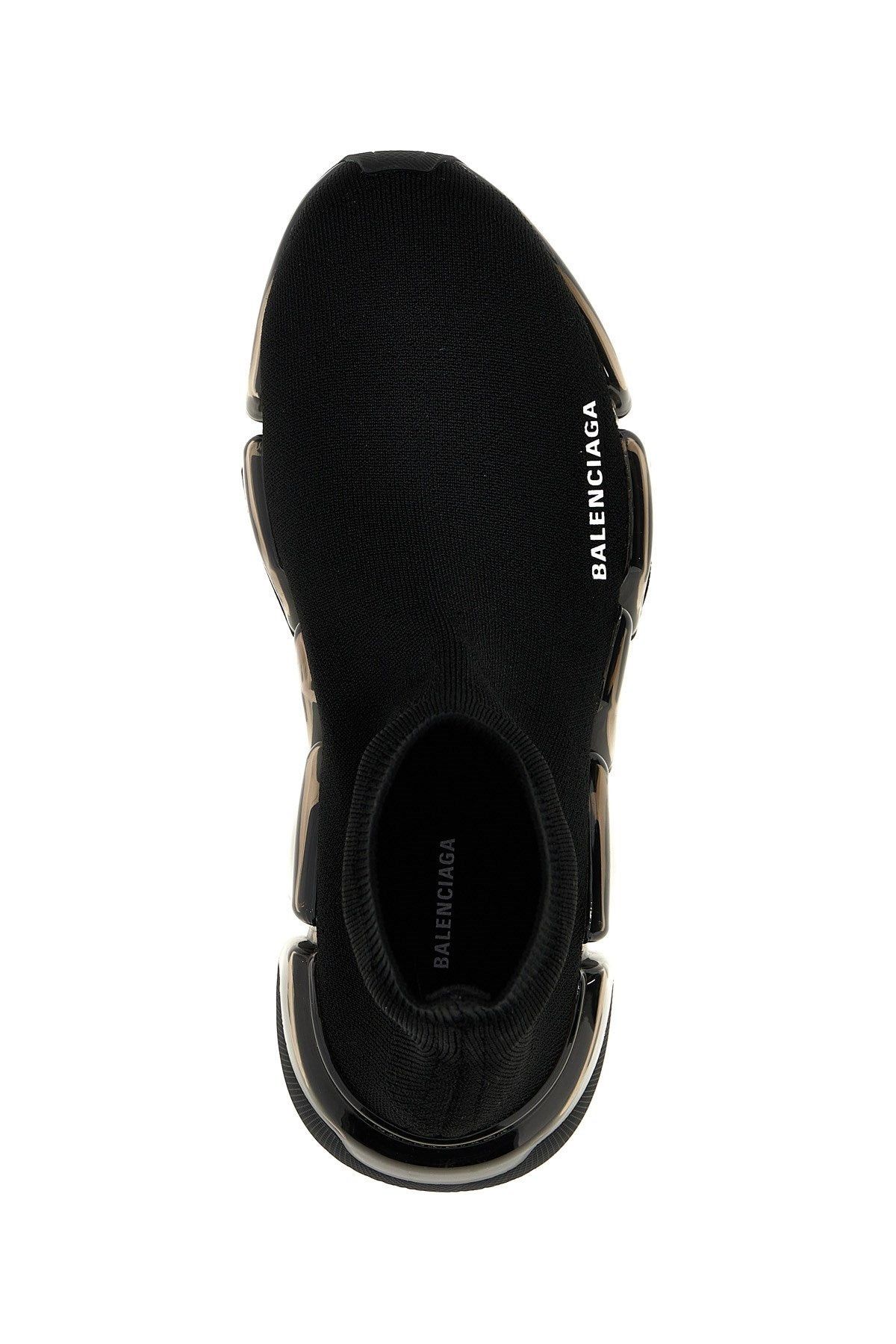 Balenciaga BALENCIAGA SPEED 2.0 FULL CLEAR SOLE RECYCLED KNIT SNEAKERS SIZE 41 Size ONE SIZE - 4 Thumbnail