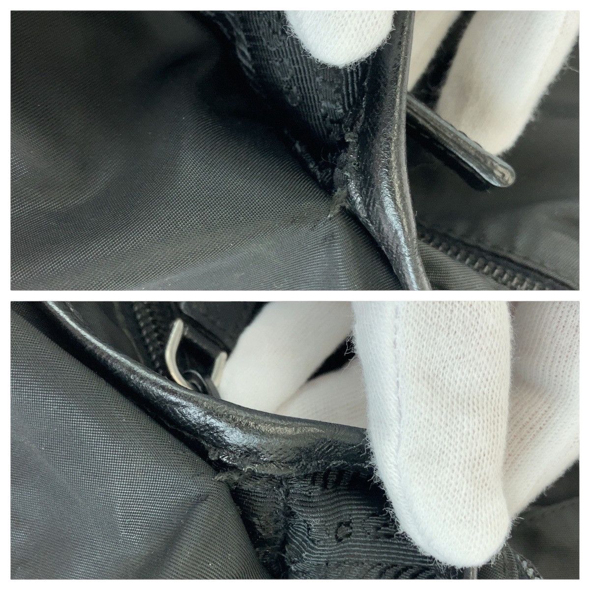 Prada Prada Prada Nylon Tessuto Triangle Logo Plate Shoulder Bag 407878 Canvas Crossbody Bag 407878 in Very Good Condition Size ONE SIZE - 6 Thumbnail