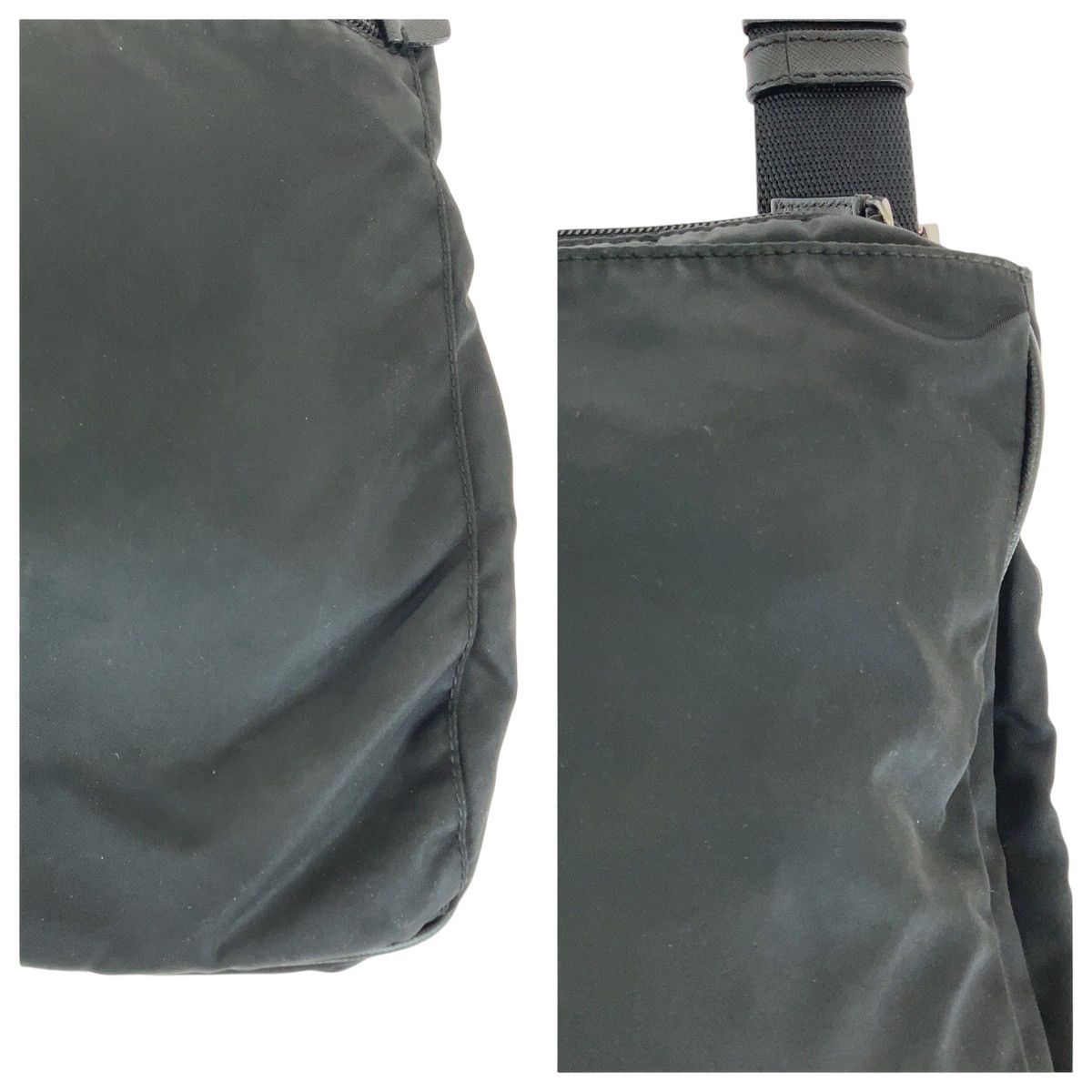 Prada Prada Prada Nylon Tessuto Triangle Logo Plate Shoulder Bag 407878 Canvas Crossbody Bag 407878 in Very Good Condition Size ONE SIZE - 5 Thumbnail