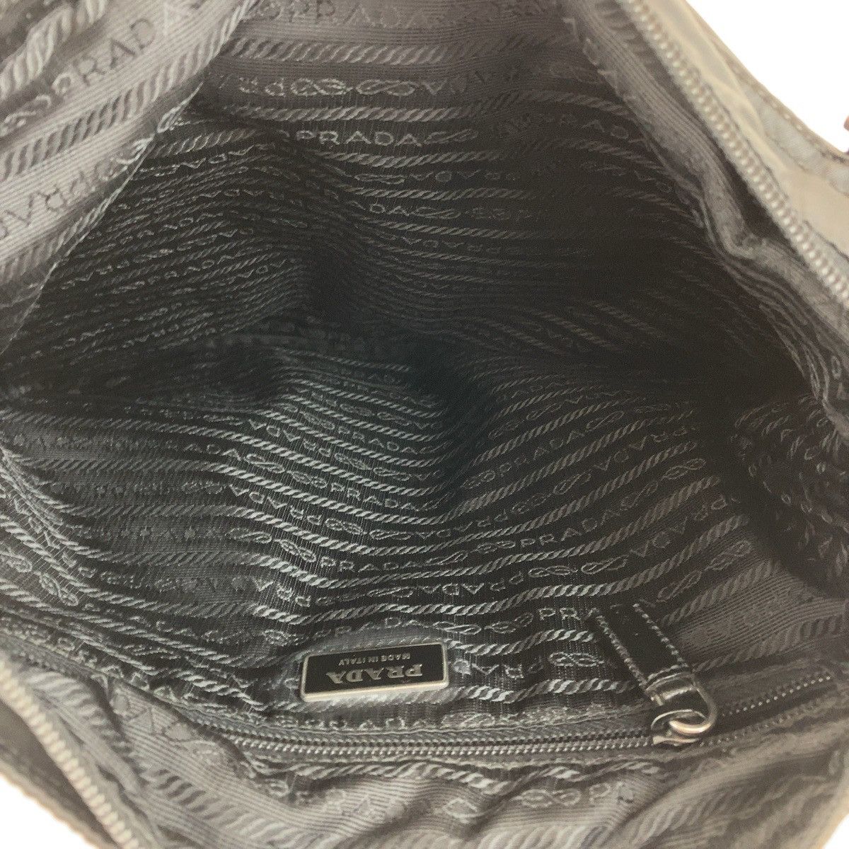 Prada Prada Prada Nylon Tessuto Triangle Logo Plate Shoulder Bag 407878 Canvas Crossbody Bag 407878 in Very Good Condition Size ONE SIZE - 9 Thumbnail