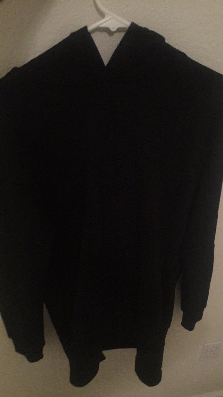 Zara Extended Black Hoodie Size US L / EU 52-54 / 3 - 2 Preview